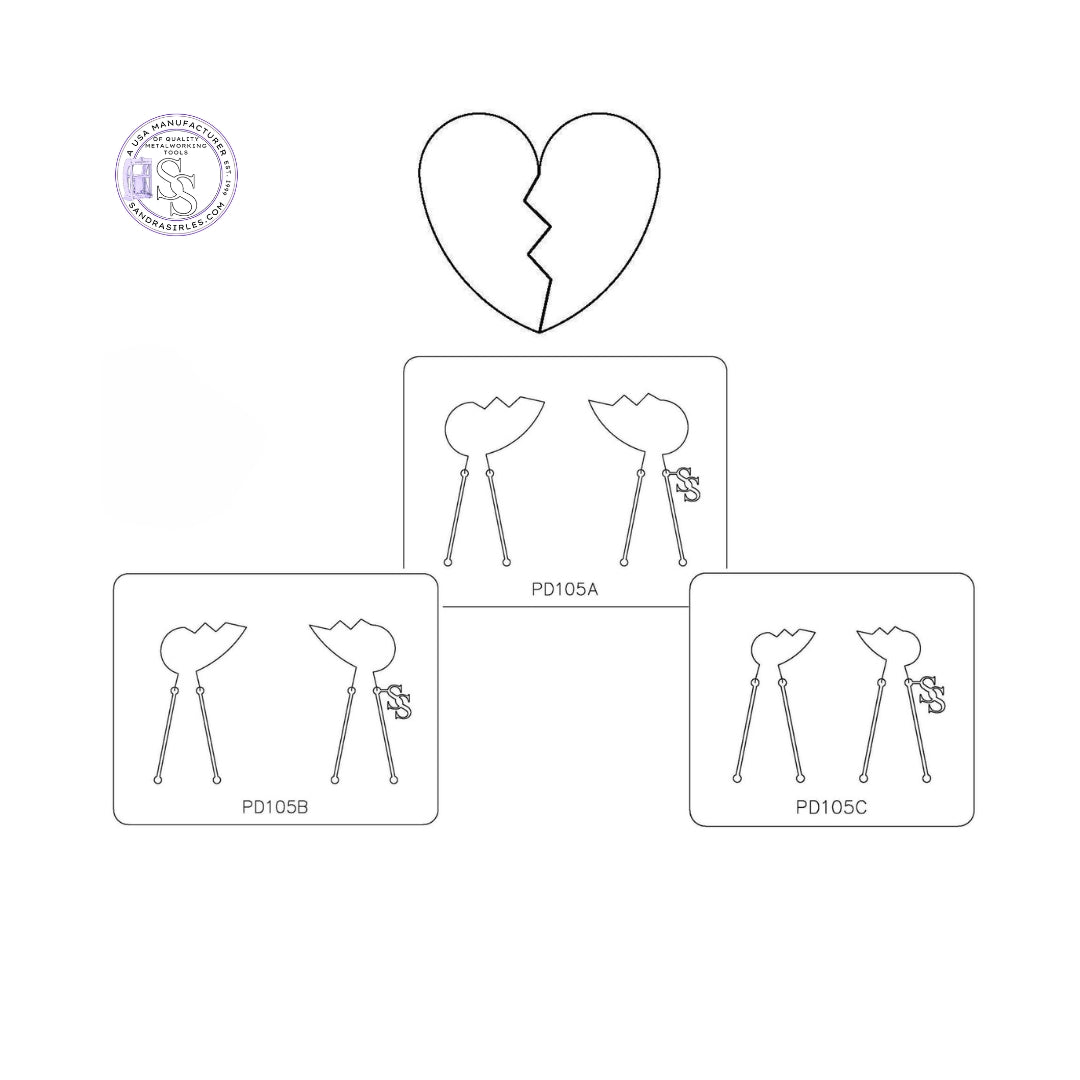 PANCAKE DIE PD105 BROKEN HEART